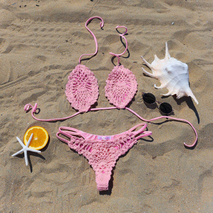 PEACH BIKINI SET