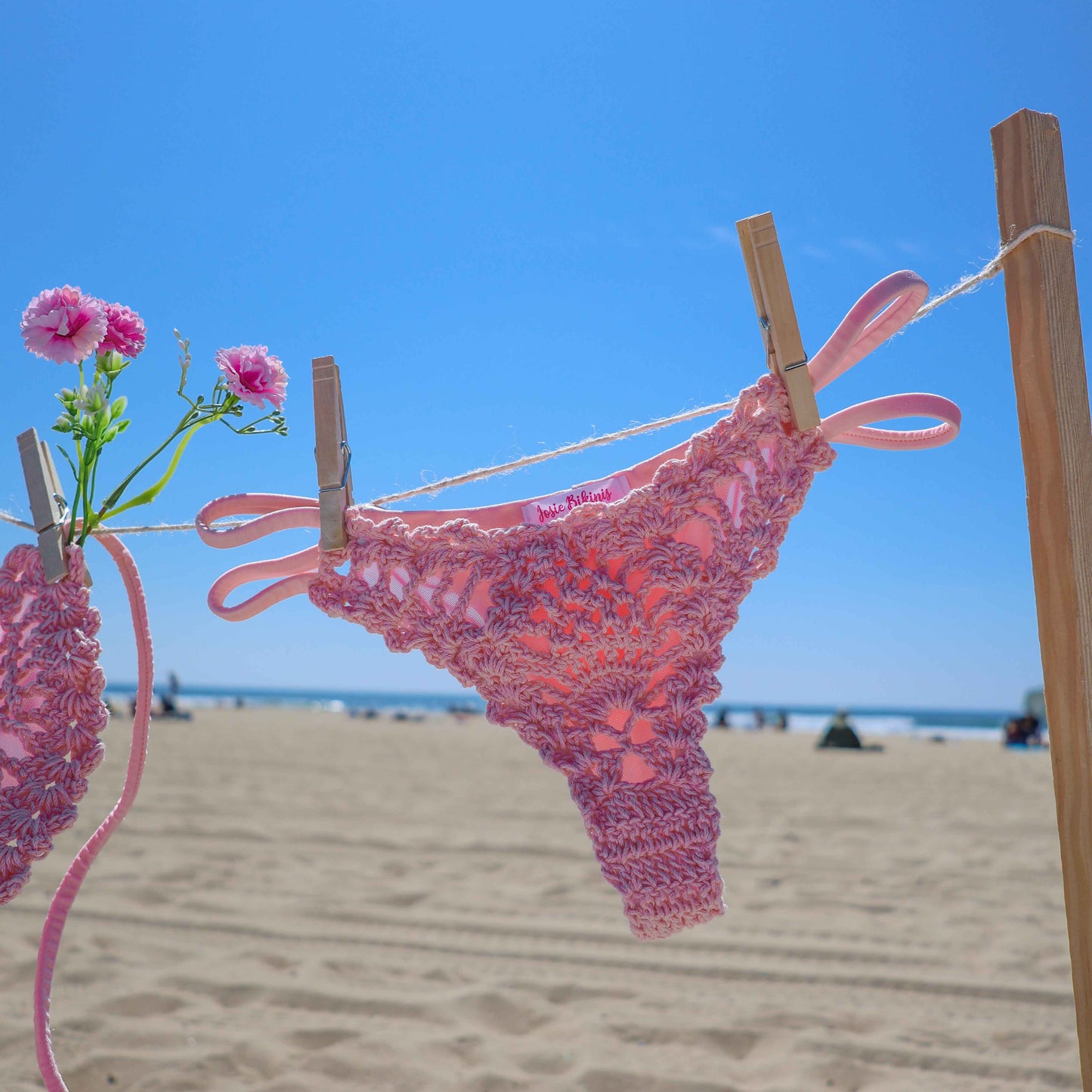 PEACH BIKINI SET